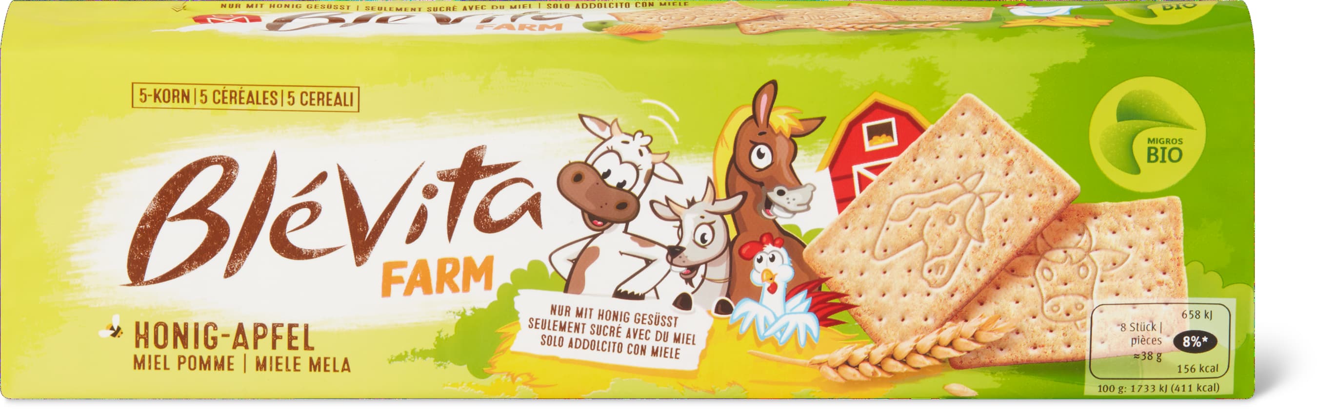 Farm Miel - Pomme Bio, sans lactose